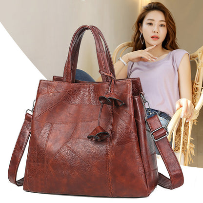 embroidered thread one shoulder diagonal bag casual bag womens bag