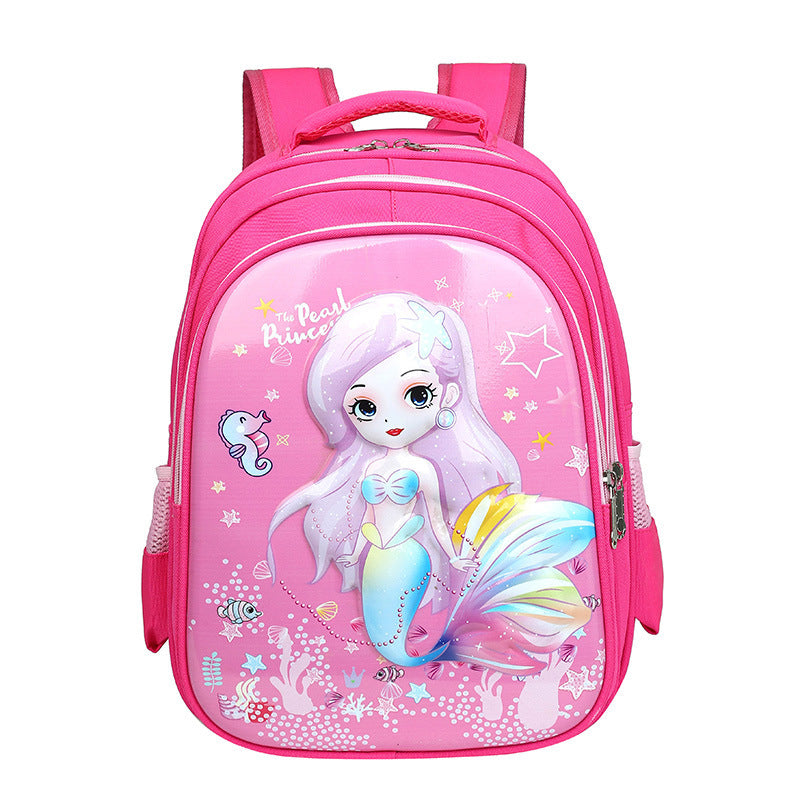 cartoon breathable burden reducing childrens backpack