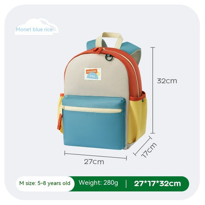 kindergarten backpack children and boys super light