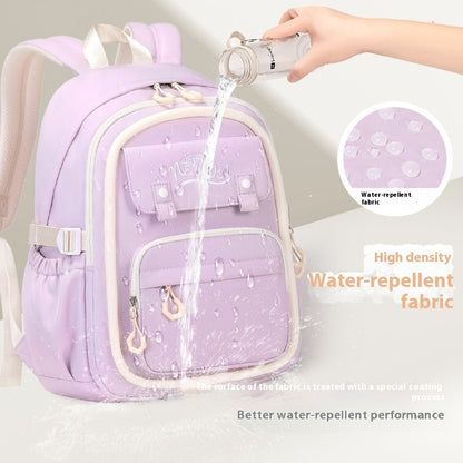 Girls' Super Lightweight Large Capacity Multi-compartment Waterproof Backpack