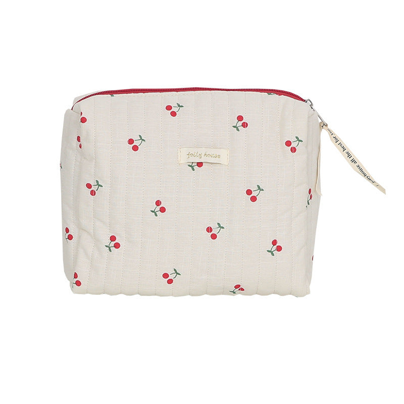 Embroidery Pattern Baby Diaper Bag Ins Cosmetic Storage Bag