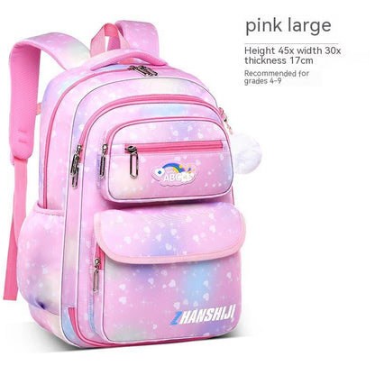 side opening cute relieve pressure childrens backpack