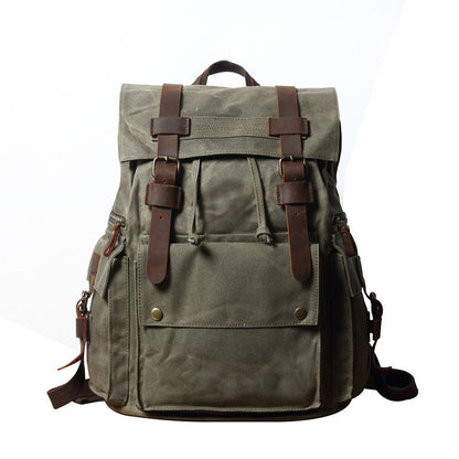 outdoor waterproof crazy horse leather womens hiking bag