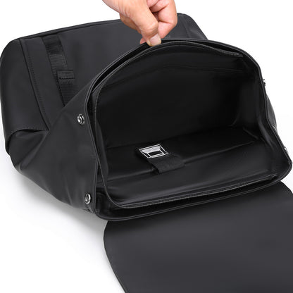 Men's Stylish Backpack With Side Pockets, Great For College And Outdoor Activities, Sturdy & Roomy