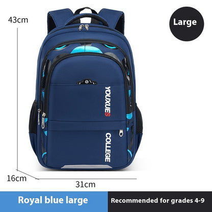 simple waterproof multi compartment large capacity backpack