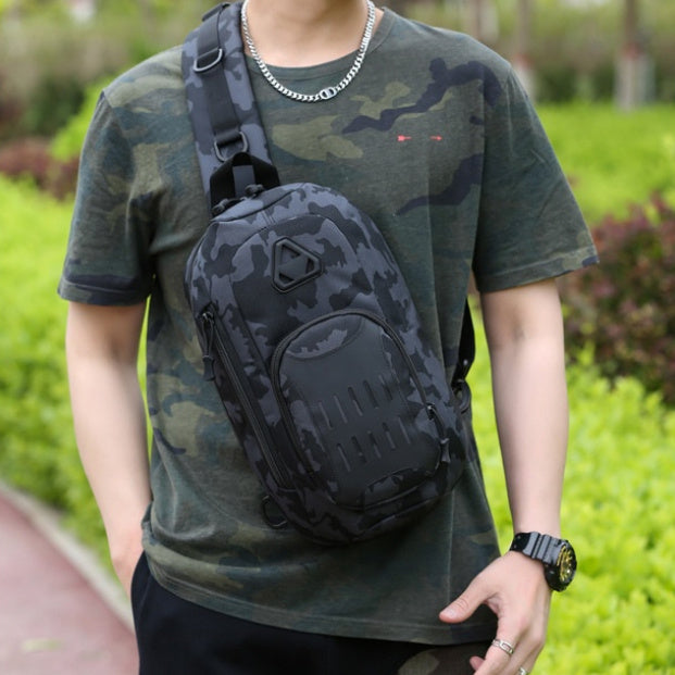 multi functional tactical chest bag mens shoulder crossbody
