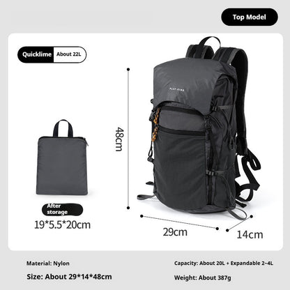 Outdoor Professional Waterproof Mountaineering Backpack Flip Hiking Backpack