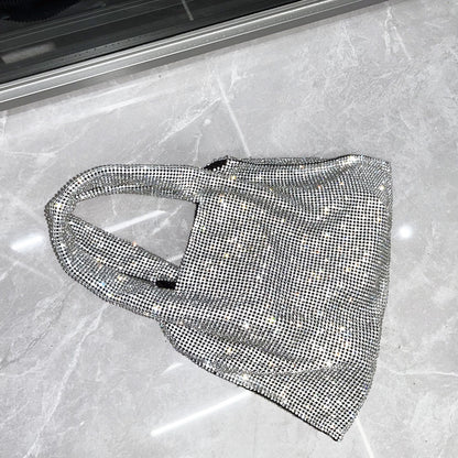 handbag shiny rhinestone dinner bag party lady