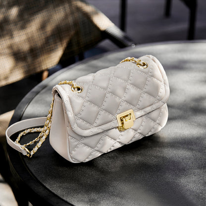 chain crossbody bag genuine leather shoulder bag