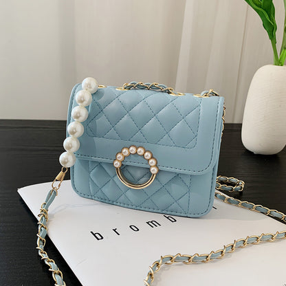 diamond chain shoulder crossbody bag