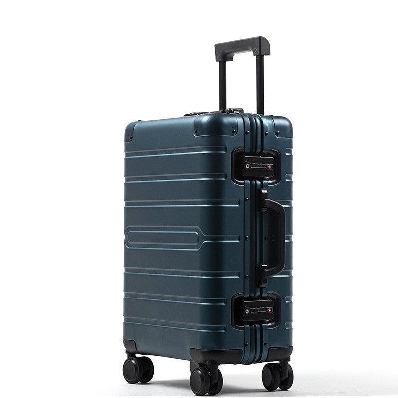 all aluminum magnesium alloy trolley case universal wheel metal box