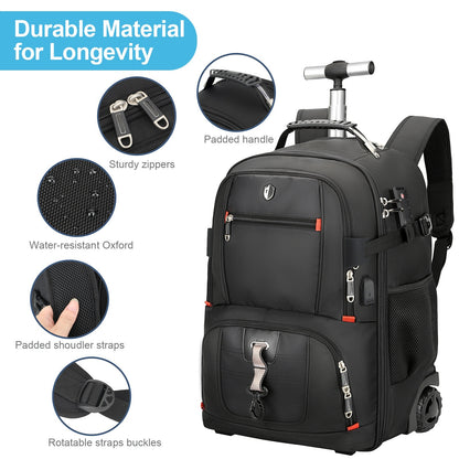 swicky trolley high grade large capacity boarding backpack