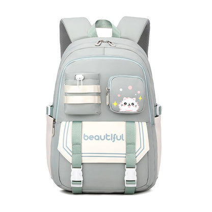 large capacity schoolbag for primary school girls cute