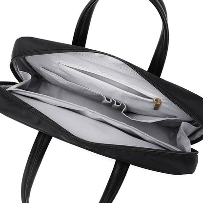 business womens retro briefcase nylon laptop bag