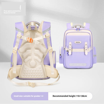 Large Capacity Burden-reducing Waterproof Children's Spine Protection Schoolbag