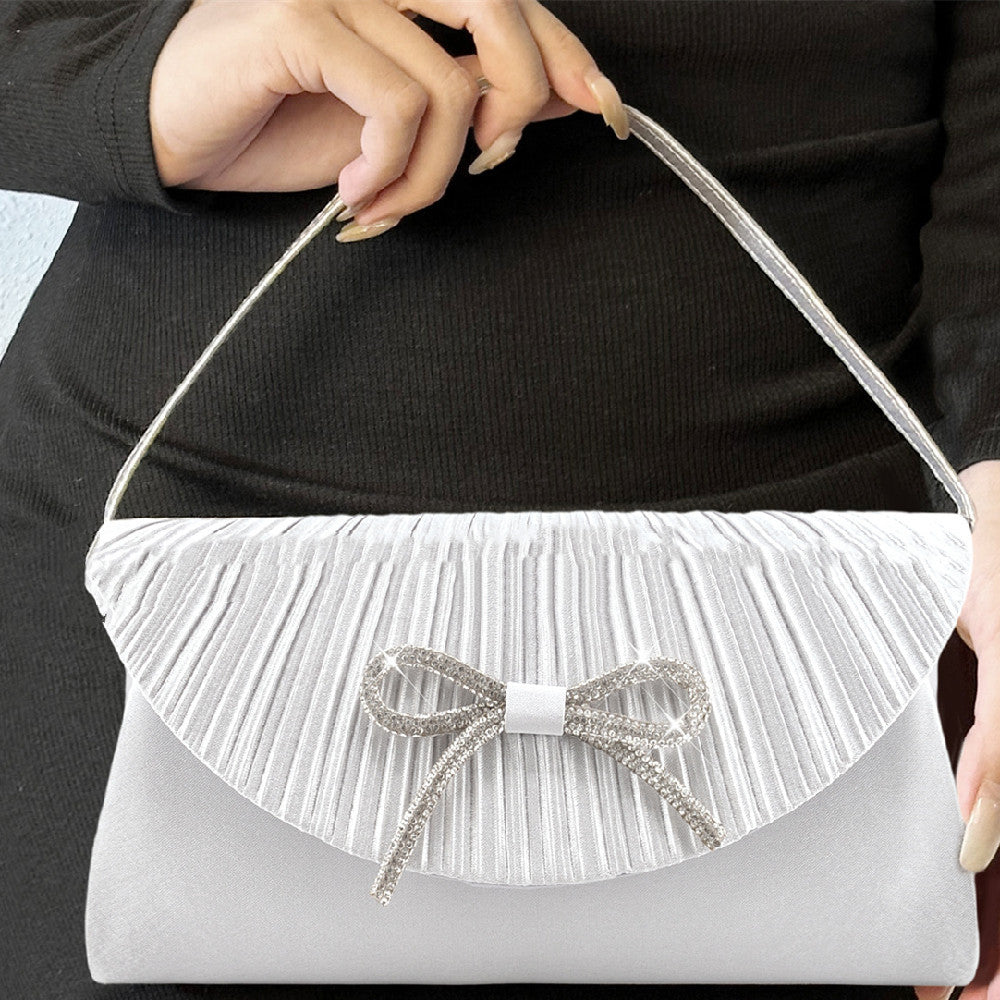 womens fashion bowknot dinner bag