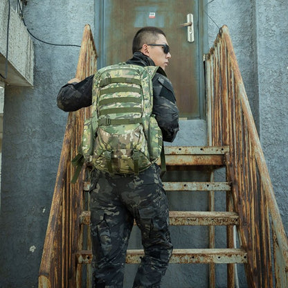 tactical outdoor army fan mountaineering backpack