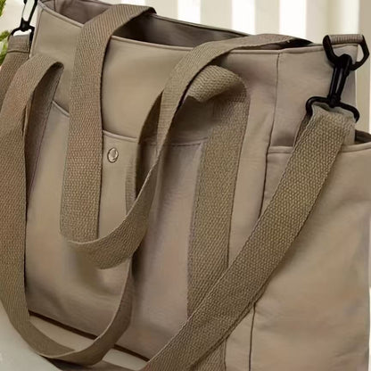 Stylish High-capacity Tote Shopping Bag That Can Be Carried By Hand Or Worn As A Crossbody Bag