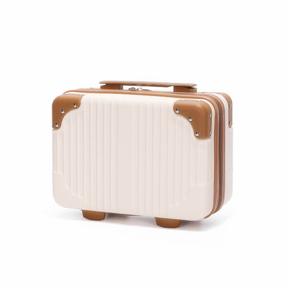 portable suitcase female small 14 inch mmakeup box