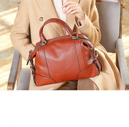 european and american leather top layer cowhide bag for ladies