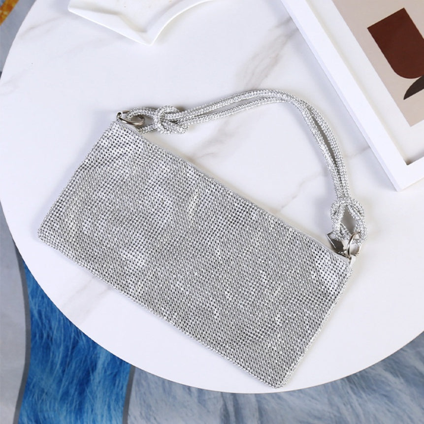 womens diamond tote dinner rhinestone underarm bag