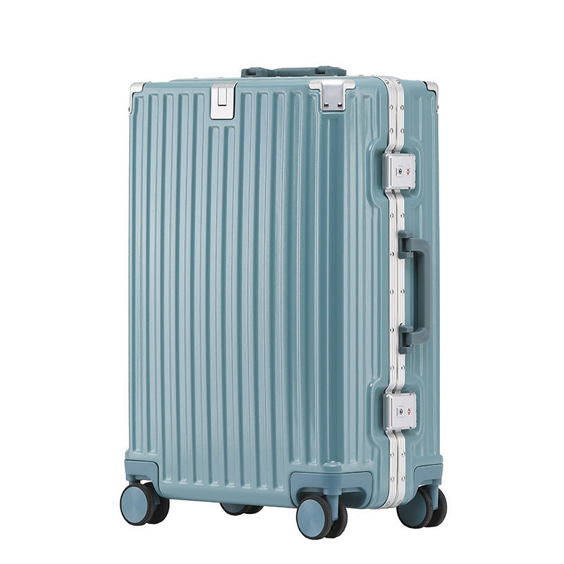 aluminum frame luggage solid extra thick and durable trolley case