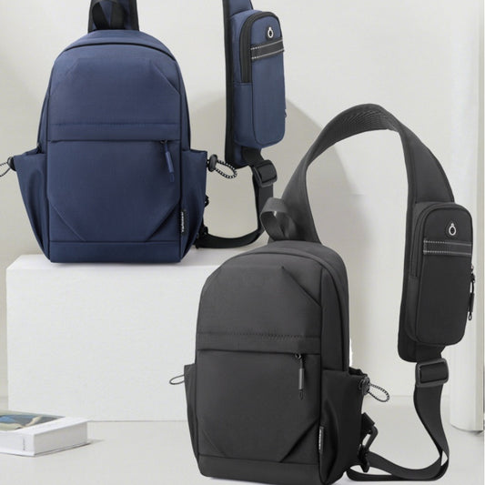 mens backpack oxford cloth shoulder chest bag