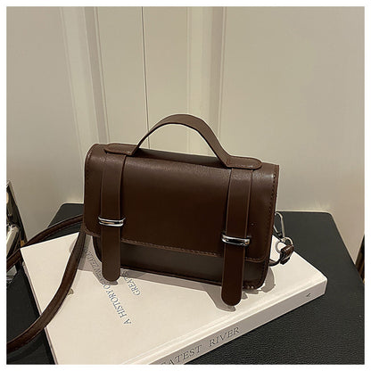 Niche Versatile Square Mini Bag For Women 2025 Solid Color