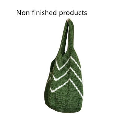 hand woven vegetable basket bag diy material package