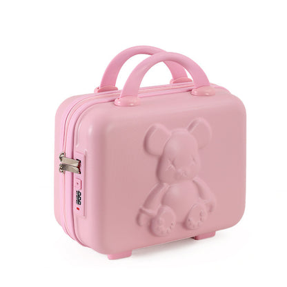 14 inch cartoon cute bear password suitcase