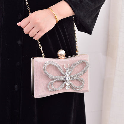 womens fashion all matching graceful bow dinner bag