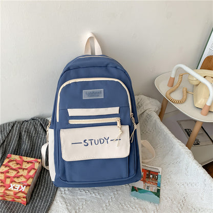 school bag female junior high school student backpack large capacity backpack