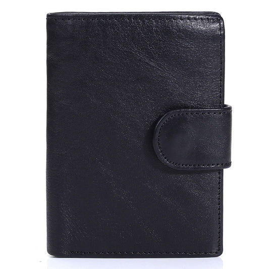 mens short leather wallet vintage