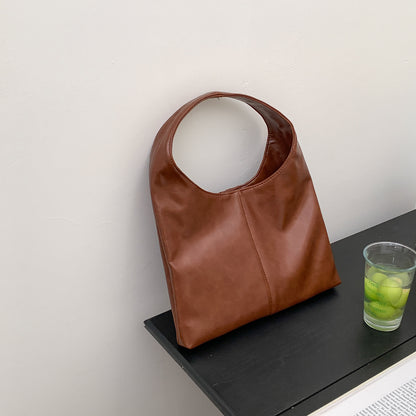 Large Capacity Soft Leather Handbag For Women