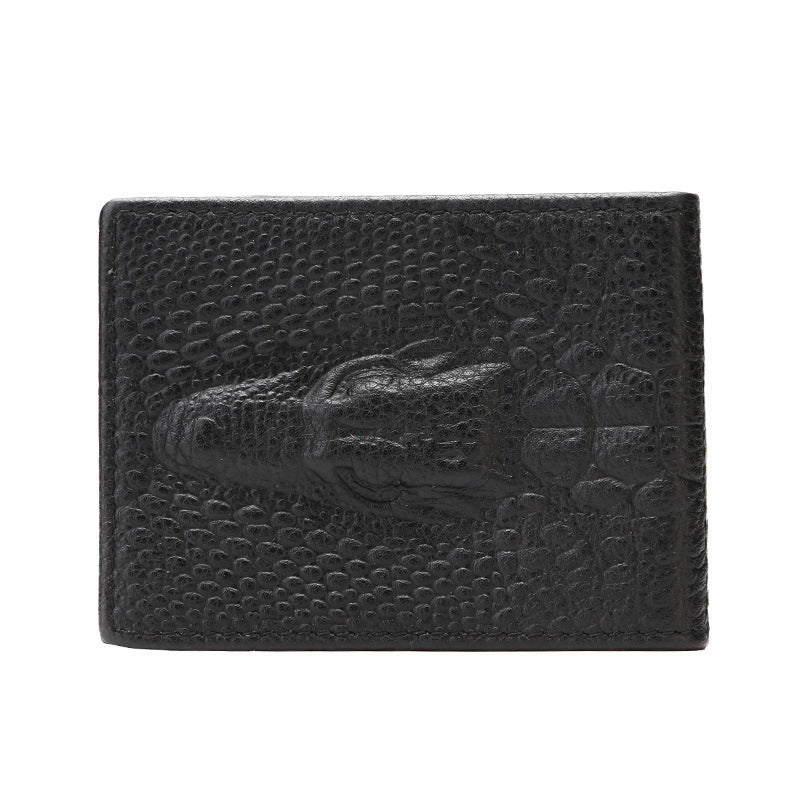 fish pattern money fashion brand wallet men