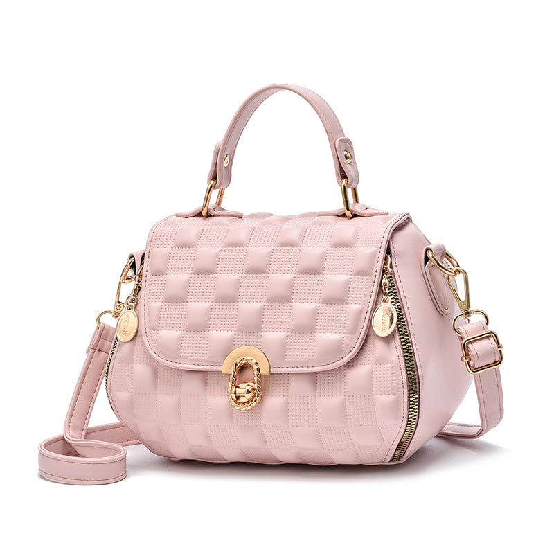 simple casual texture shoulder western style popular messenger bag
