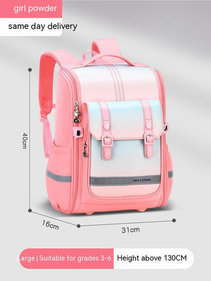 high quality student spine protection large capacity childrens backpack for grades one to three to six