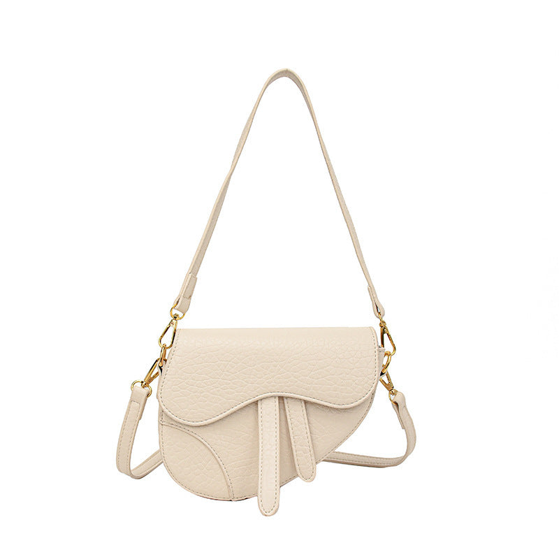 womens simple shoulder saddle crossbody bag