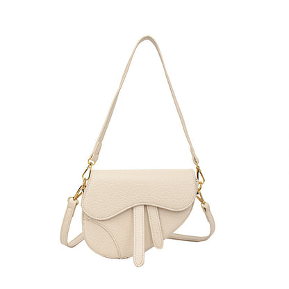 womens simple shoulder saddle crossbody bag