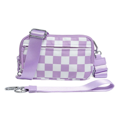 Double-layer Polyester Waterproof Outdoor Sports Running Crossbody Waist Bag
