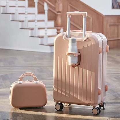 multifunctional cup holder trolley case