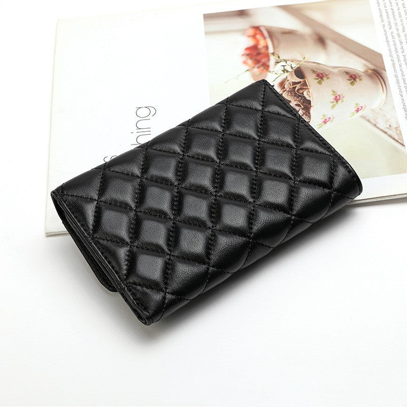 full sheepskin womens wallet fashion