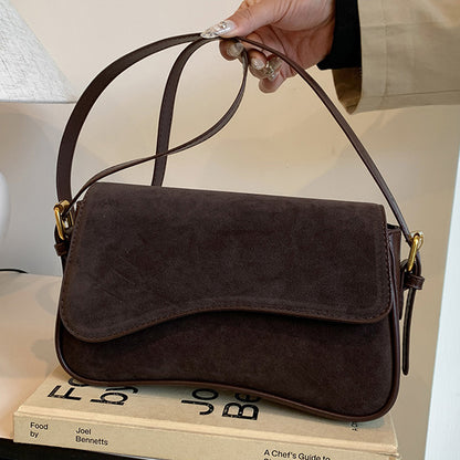 Retro Matte Shoulder Bag For Women