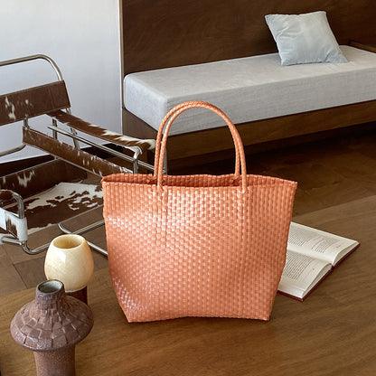 Holiday Shoulder Tote Hand-woven Bag