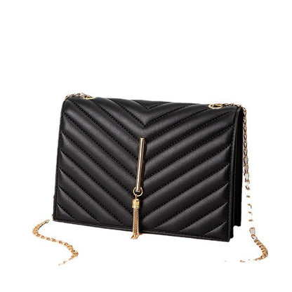 womens crossbody small square bag v pattern plaid pillow bag