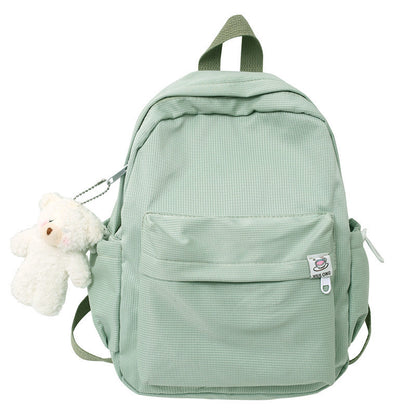 womens candy colored personalized all match simple backpack