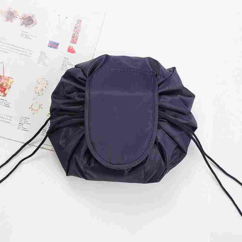 lazy drawstring cosmetic bag storage