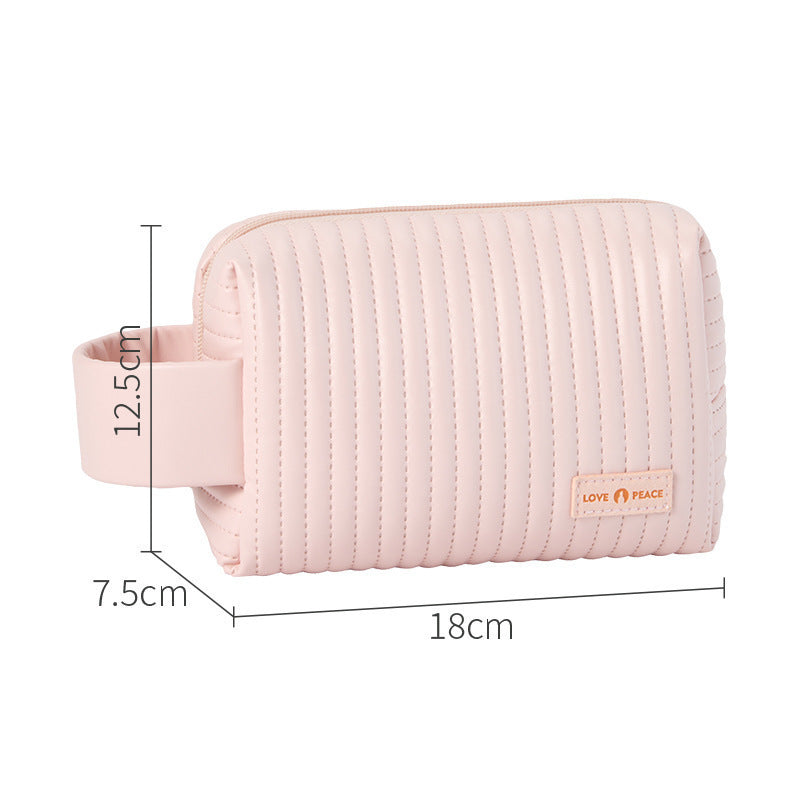 anti fouling portable large capacity makeup storage bag