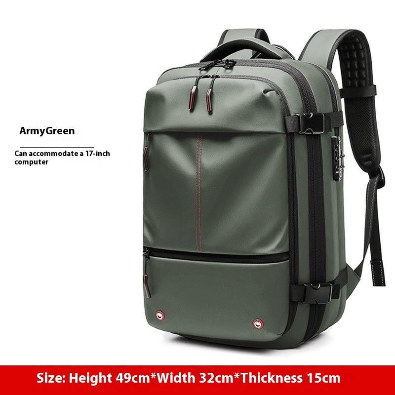 large capacity multifunctional mens travel backpack