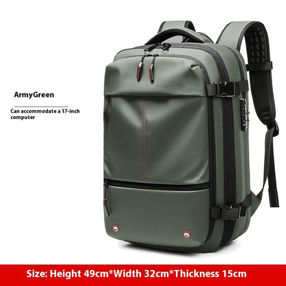 large capacity multifunctional mens travel backpack